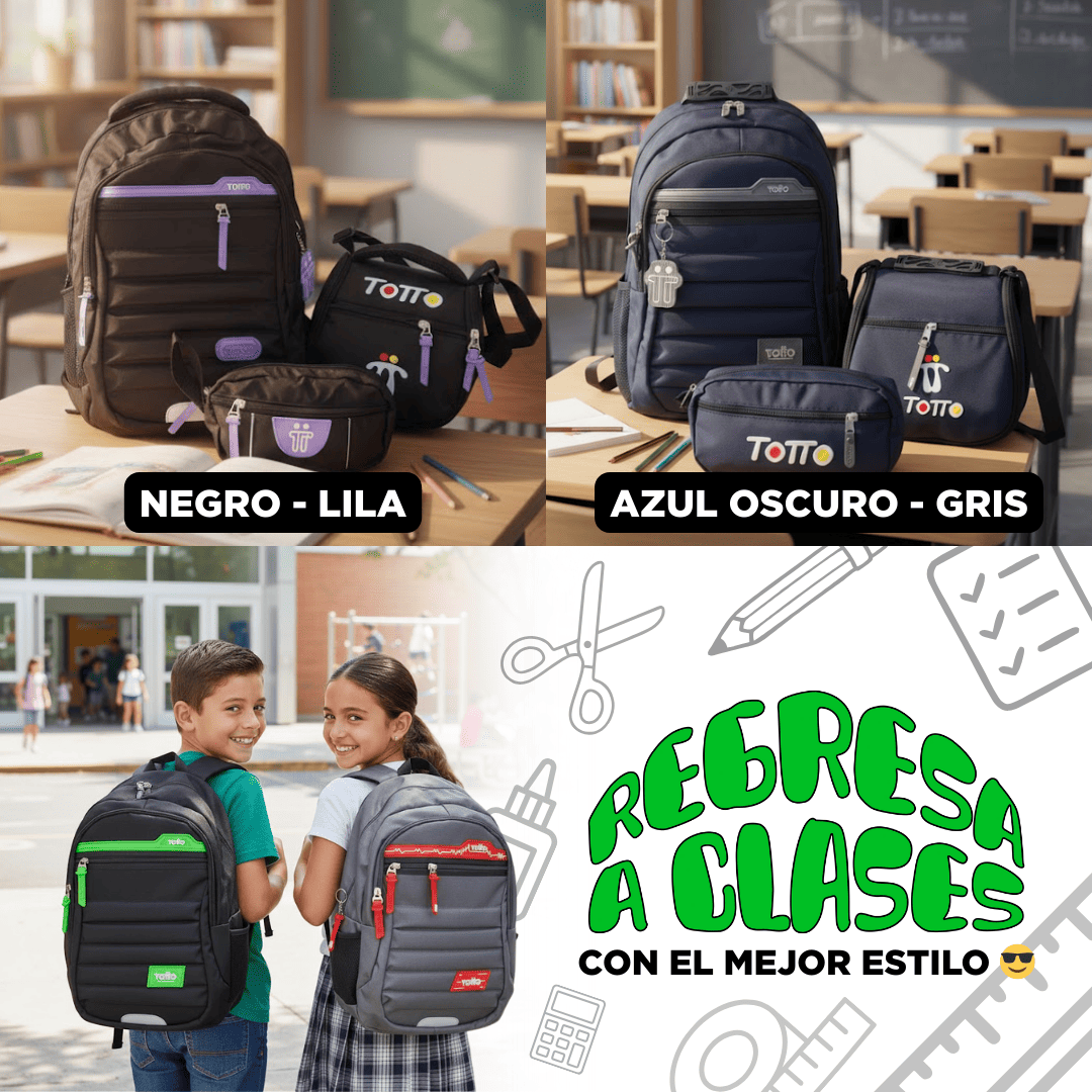 COMBO MALETA + LONCHERA + CARTUCHERA