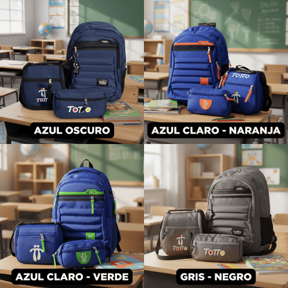 COMBO MALETA + LONCHERA + CARTUCHERA