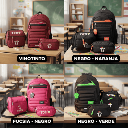 COMBO MALETA + LONCHERA + CARTUCHERA