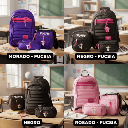 COMBO MALETA + LONCHERA + CARTUCHERA