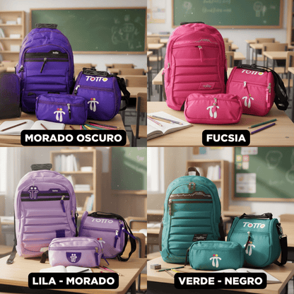 COMBO MALETA + LONCHERA + CARTUCHERA